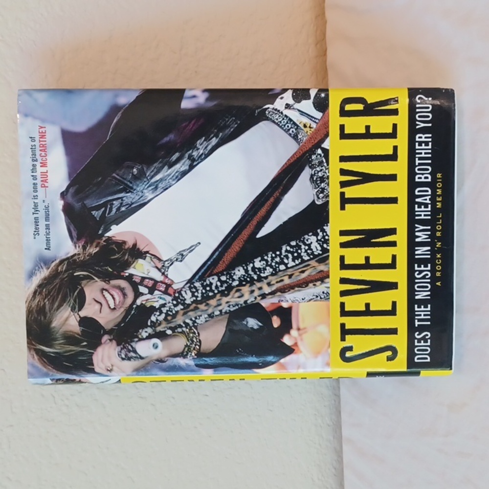 3/$25 SALE Steven Tyler Rock & Roll Memoir Does the Noise in My Head Bother You?